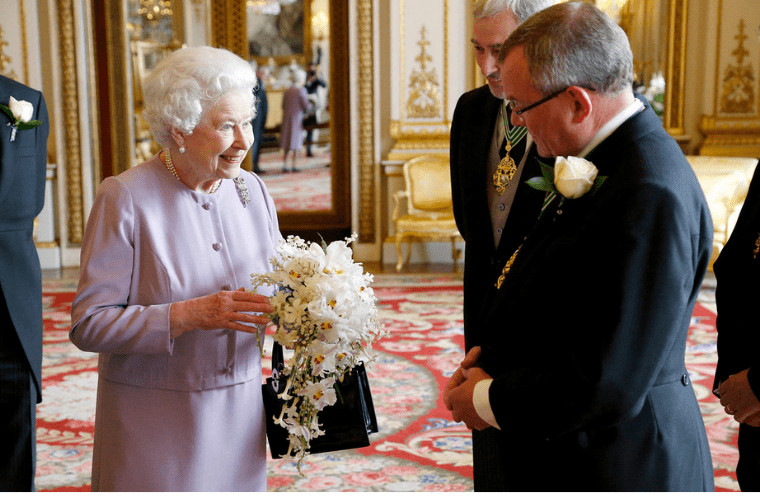 The queens favourite flowers