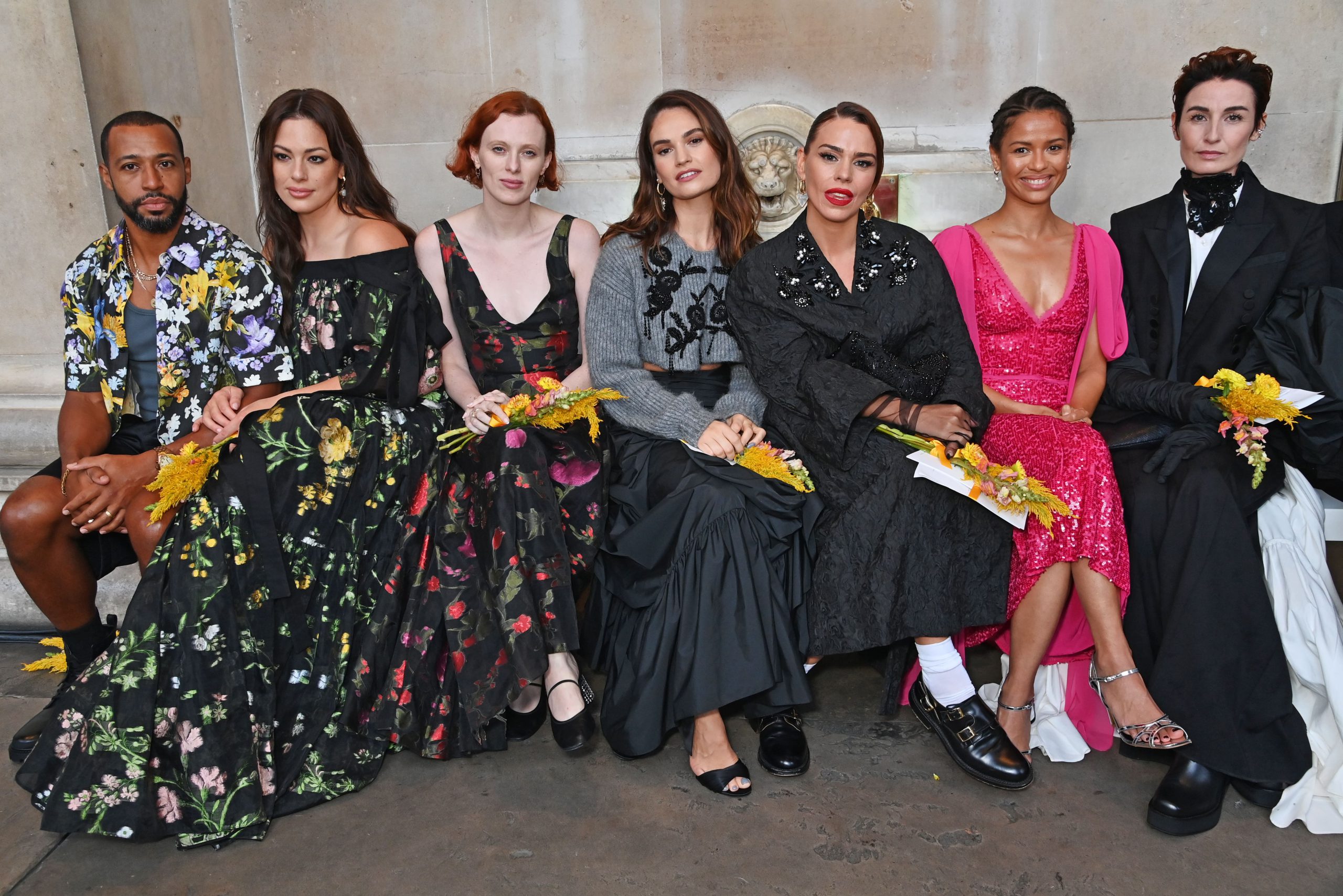 Erdem lfw with blooming haus