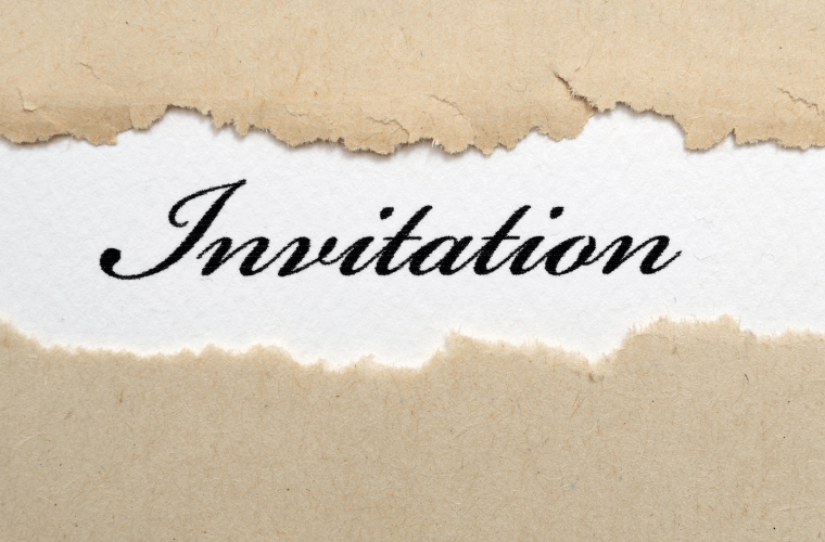 Electronic invitation