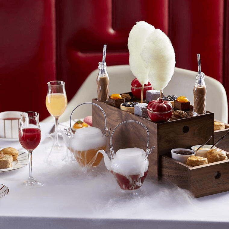Charlie & the chocolate factory afternoon tea at one aldwych