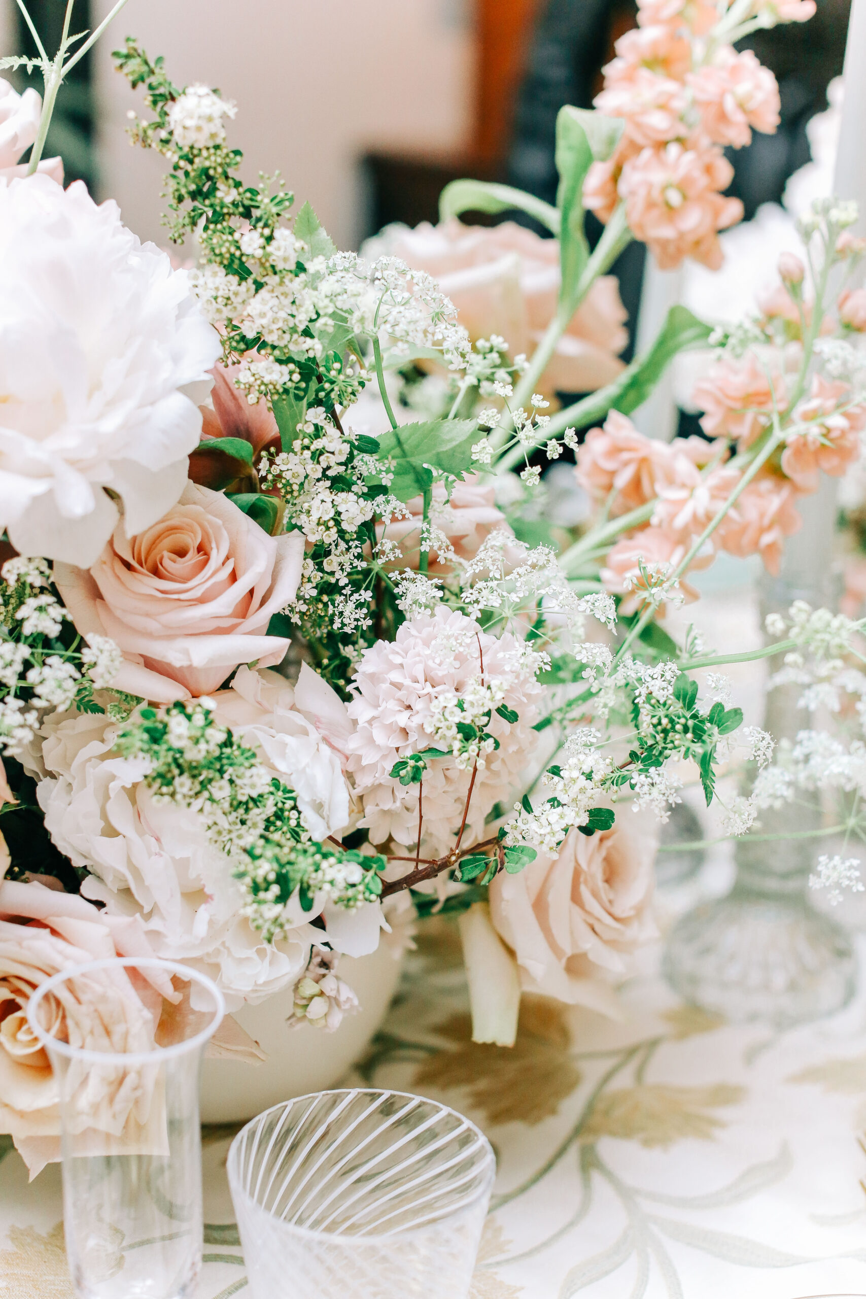 Hyacinth in a flower centrepiece
