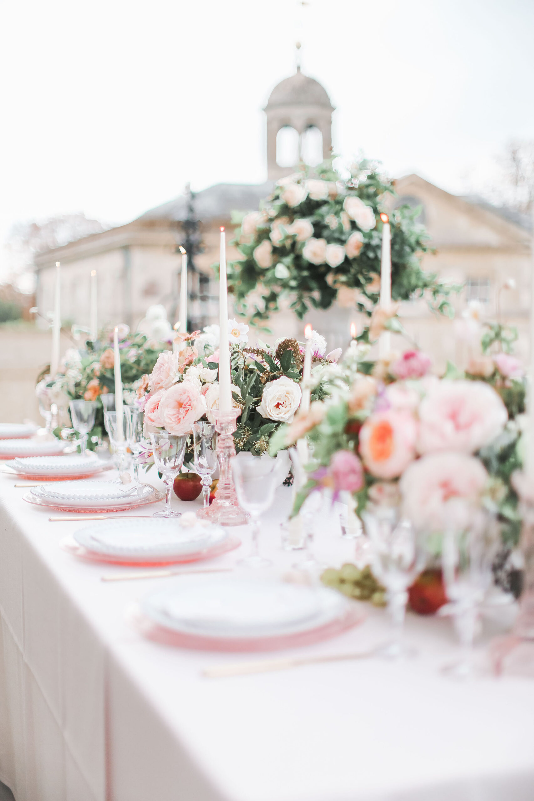 Kirtlington park wedding flowers photoshoot