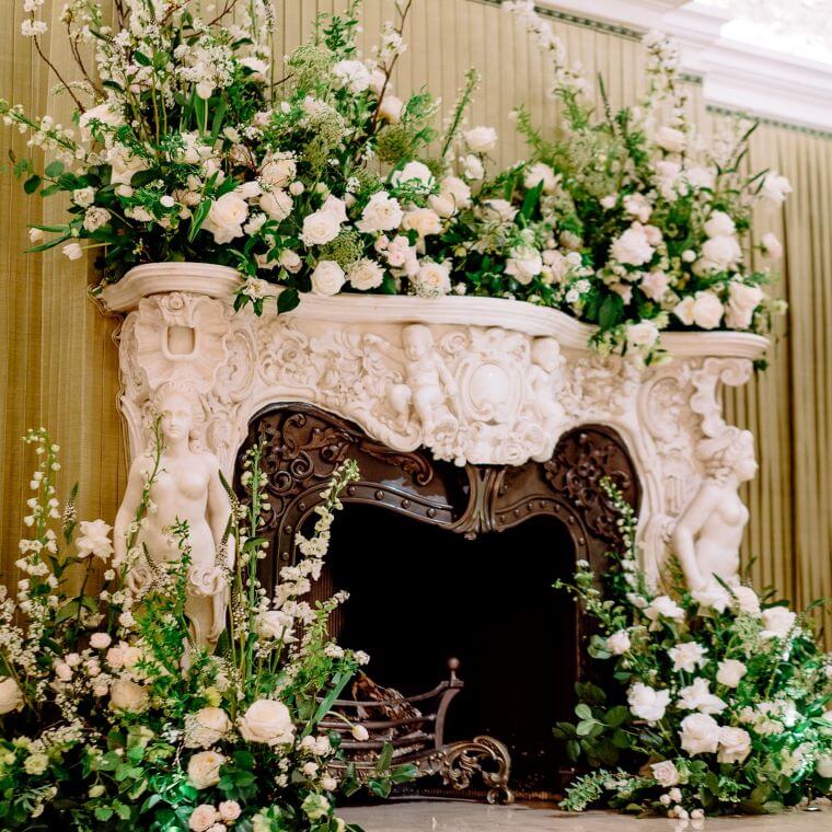 Floral artistry by blooming haus at annabel's mayfair