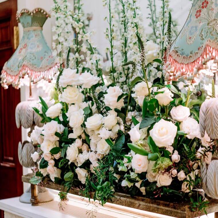 Blooming haus immersive design features for vogue party