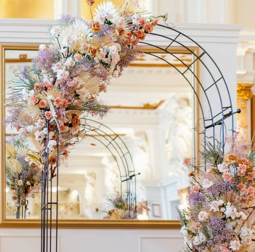 Flower arch for the big day