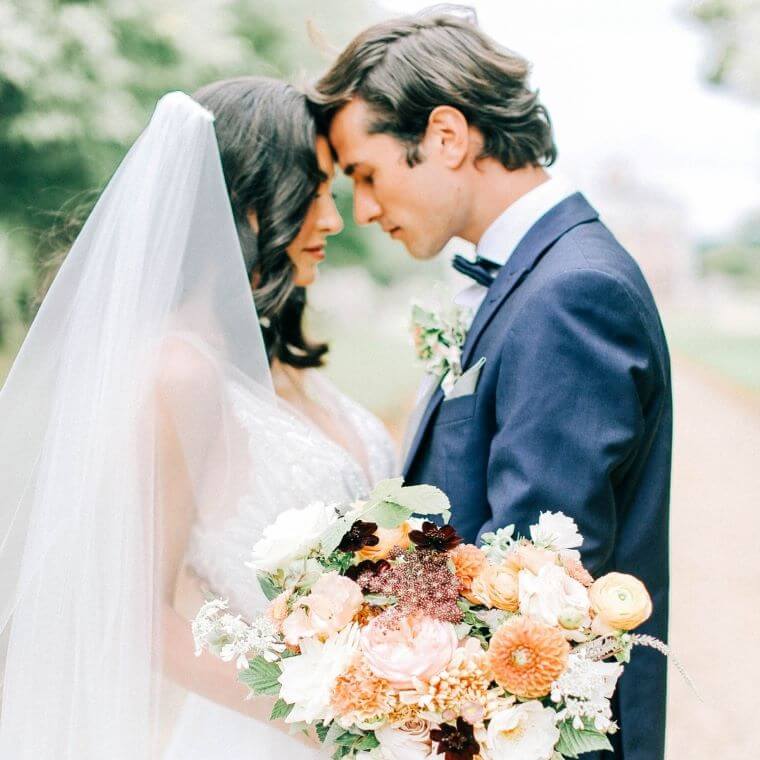 Wedding bouquet by blooming haus