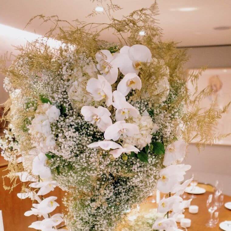 Star sign wedding flowers