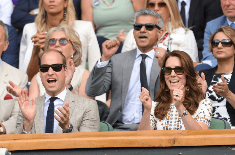 Kate and wills at wimbledon